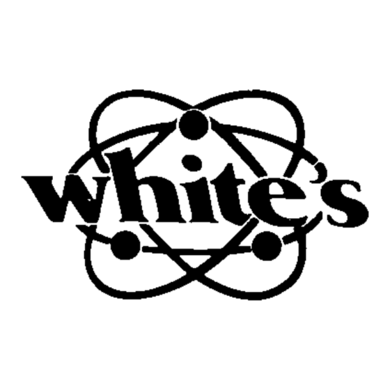 Whites TREASUREmaster Manual Del Propietário