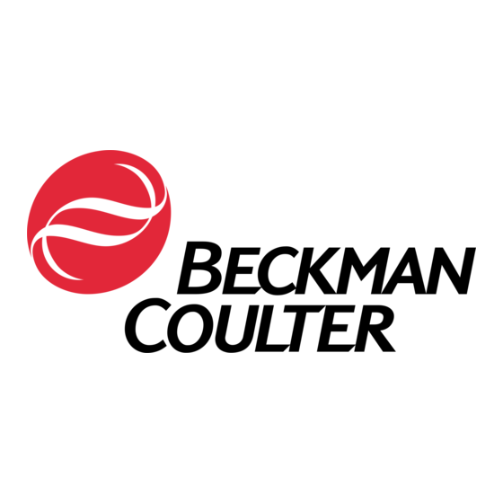 Beckman Coulter Optima MAX-TL Instrucciones Para El Uso