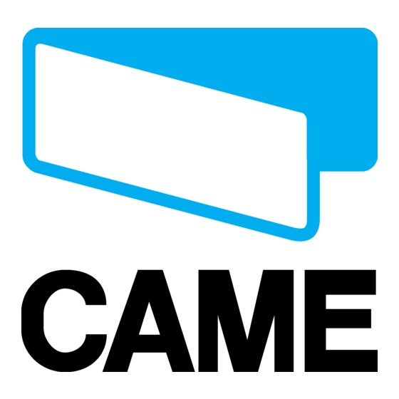 CAME Z Serie Manual De Instrucciones