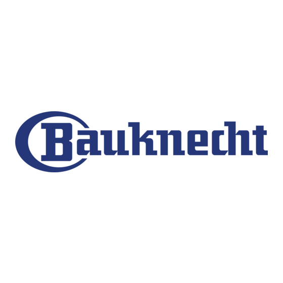 Bauknecht DNHV 5460 Guia De Inicio Rapido