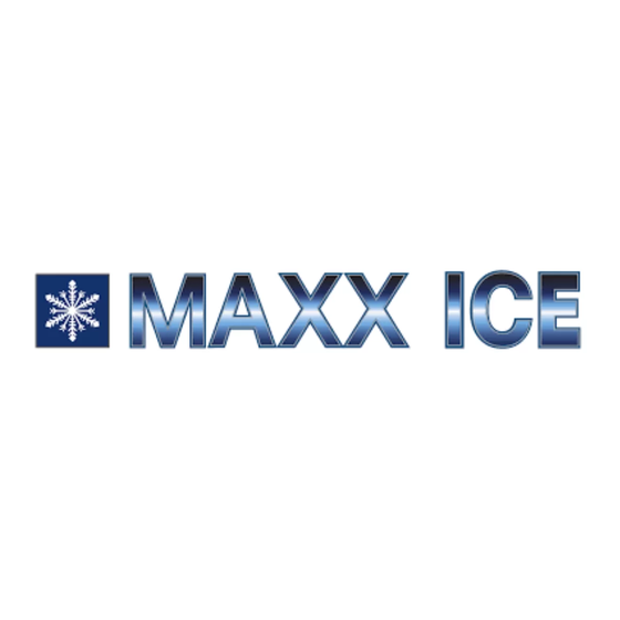 Maxx Ice ILLUMINATED Serie Manual De Instrucciones, Instalación Y Mantenimiento