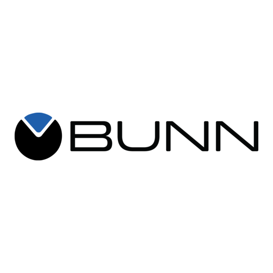 Bunn Infusion Serie Guía De Instalación Y Operación