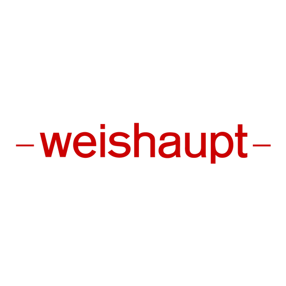 Weishaupt WEM-RG1 Instrucciones De Montaje Y Funcionamiento