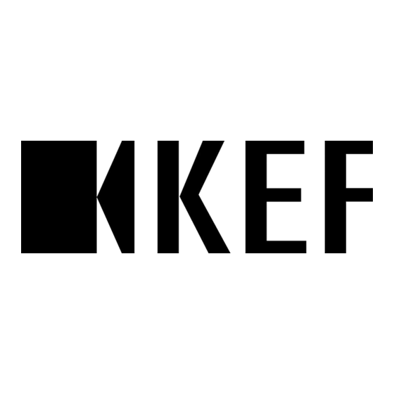 KEF C Serie Manual De Instalación