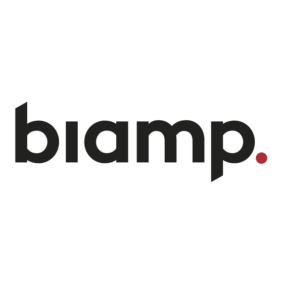 Biamp Tesira EX-IN Manual De Instrucciones