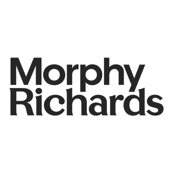 Morphy Richards 575062 Manual De Instrucciones