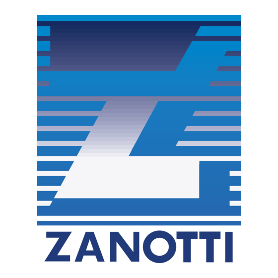 Zanotti ZM Serie Manual De Uso Y Manutención