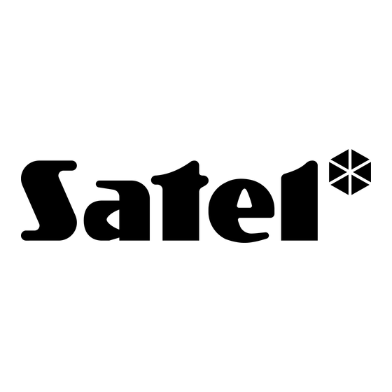 Satel INT-CR Manual De Instrucciones