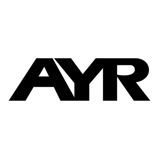 AYR Int LOCK BT Manual Del Usuario