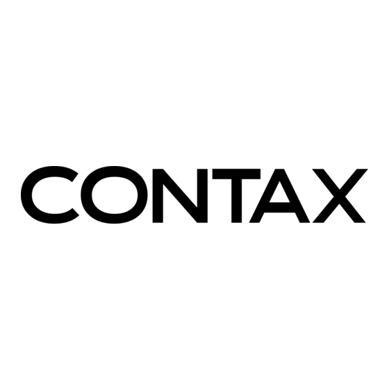 Contax Real Time Winder W-3 Manual Del Usuario