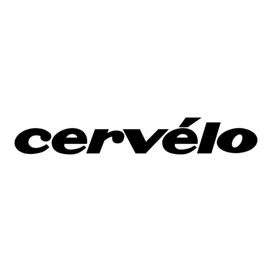 Cervélo P3X Manual De Montaje