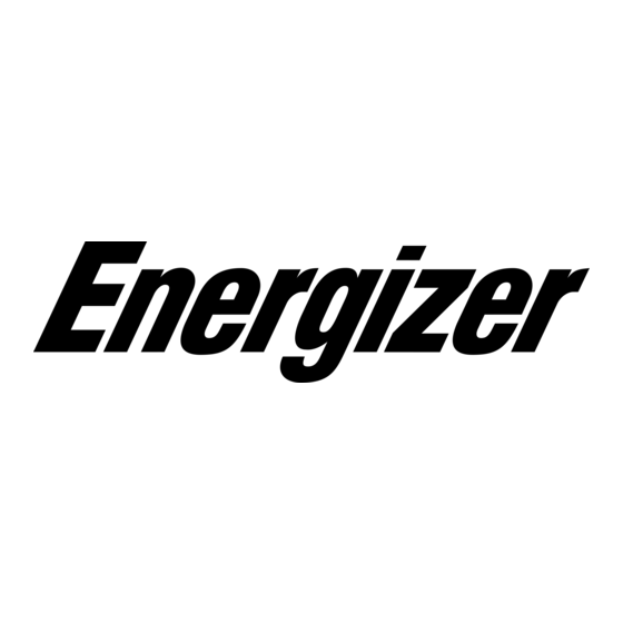 Energizer Power & Play Flat Panel 2X Guía De Inicio Rápida
