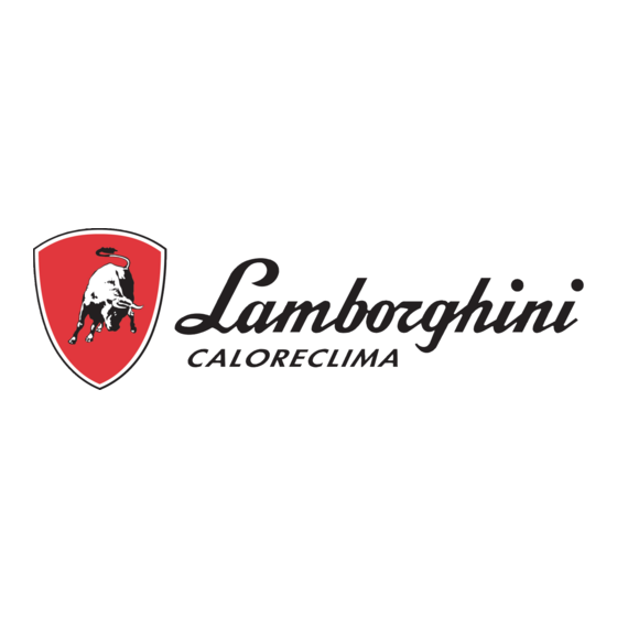 Lamborghini Caloreclima GASTER 56 N AW Instrucciones De Uso, Instalación Y Mantenimiento