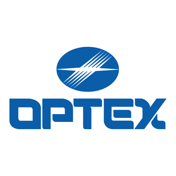 Optex WX Shield Serie Referencia Rápida