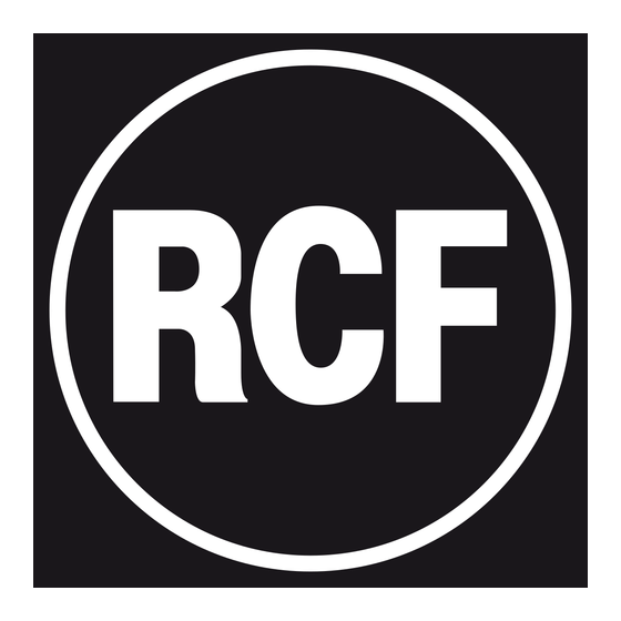 rcf MR8 Manual Del Usuario
