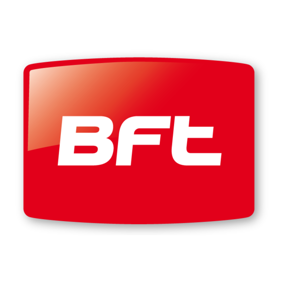 BFT PROXIMA Instrucciones De Uso Y De Instalacion