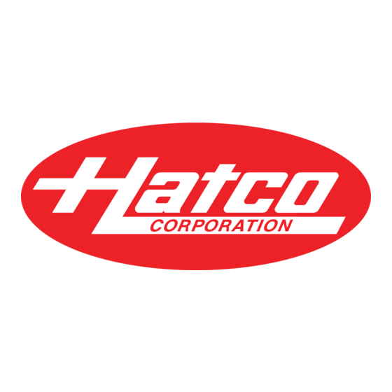 Hatco HDW Serie Manual De Instrucciones