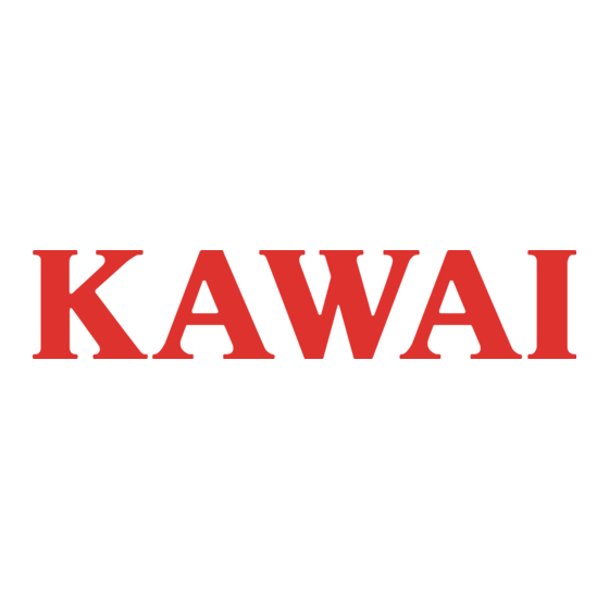 Kawai DX205 Manual Instructivo