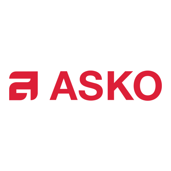 Asko DFI675XXL Manual De Uso