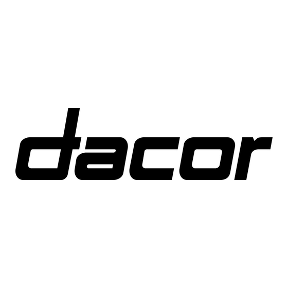 Dacor DHDU990C/DA Serie Instrucciones Para Instalación