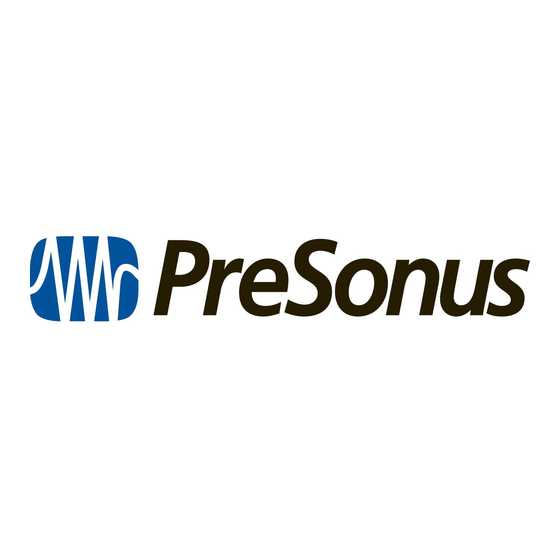 PRESONUS NSB Serie Manual Del Usuario