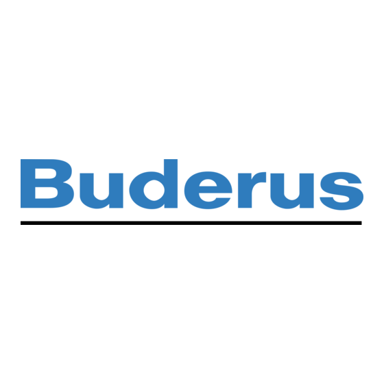 Buderus SU54/5 Instrucciones De Instalación Y De Mantenimiento