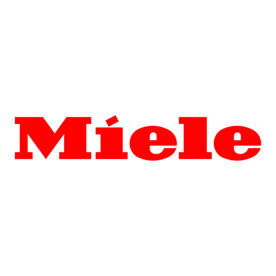 Miele professional E 710/1 Instrucciones De Manejo