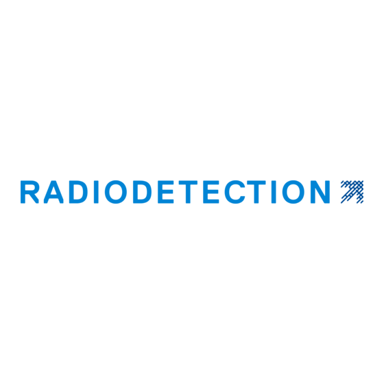 Radiodetection RD7000+ Guía De Usuario