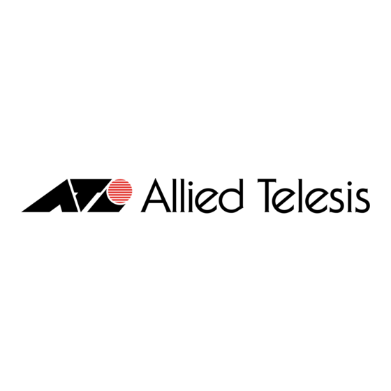 Allied Telesis x900 Serie Guía De Instalación Y Seguridad