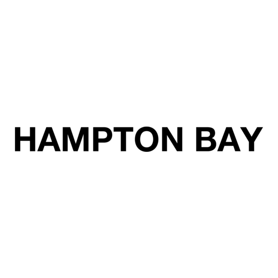 HAMPTON BAY C670-62 Guía De Uso Y Cuidado