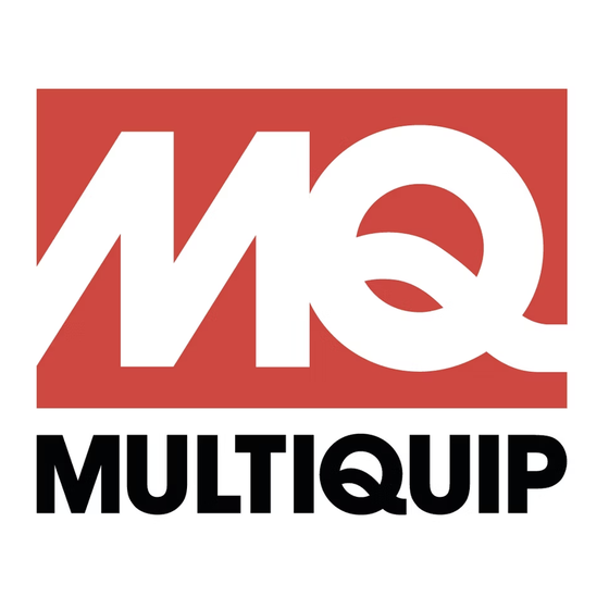 MULTIQUIP Whiteman Serie Manual De Operación