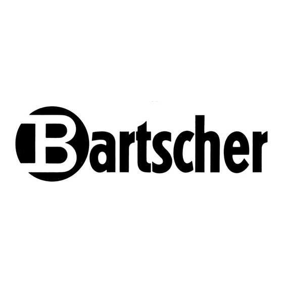 Bartscher FRG91M00 Manual De Instalación, Uso Y Mantenimiento