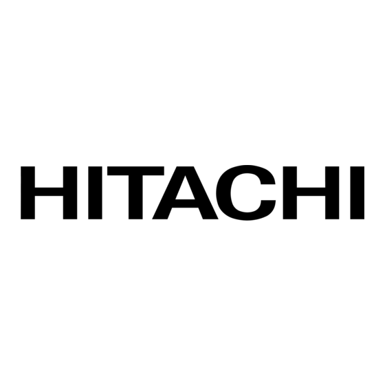 Hitachi M49R4 Manual Del Usuario