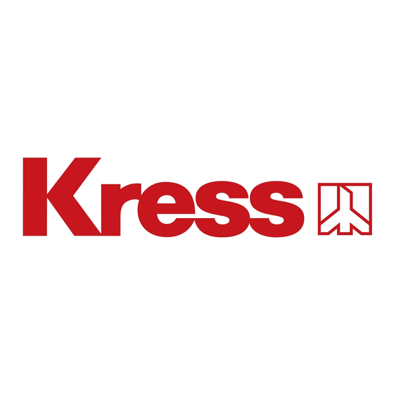 KRESS KG340 Serie Manual Del Usuario