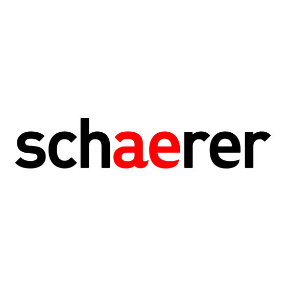 Schaerer Celebration Manual De Usuario