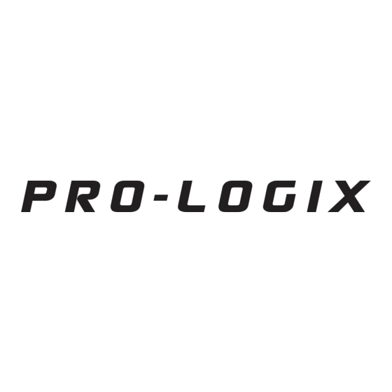 Pro-Logix 1002 Manual Del Operador