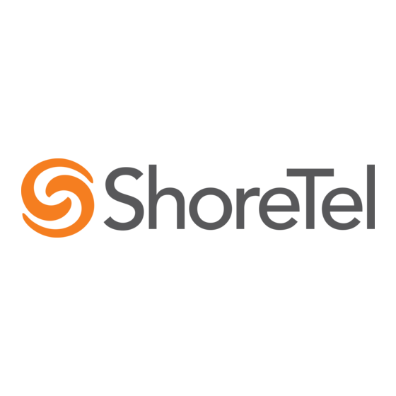 ShoreTel Brilliantly simple D100/L Guia De Inicio Rapido