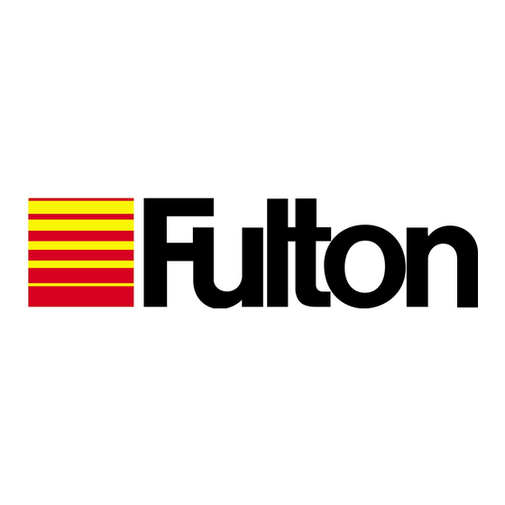 FULTON STC1000101 Manual De Instrucciones