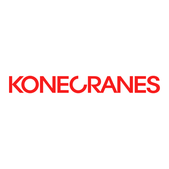 Konecranes CLX25 C 04 2 500 5 Manual Del Usuario