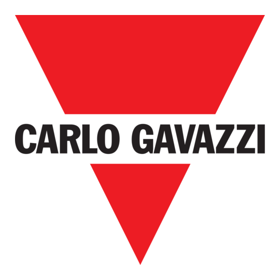 CARLO GAVAZZI VMU-C EM Manual De Instrucciones