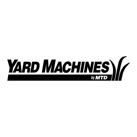 Yard Machines Y125 Manual De Instrucciones