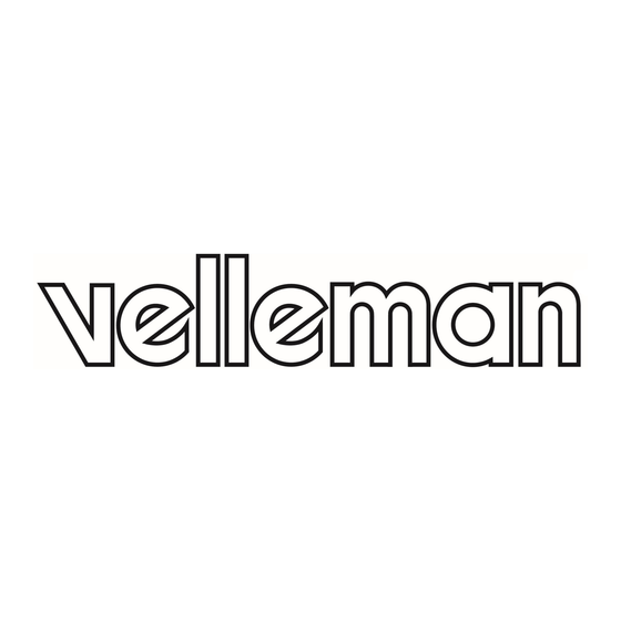 Velleman DVM171THD Manual Del Usuario