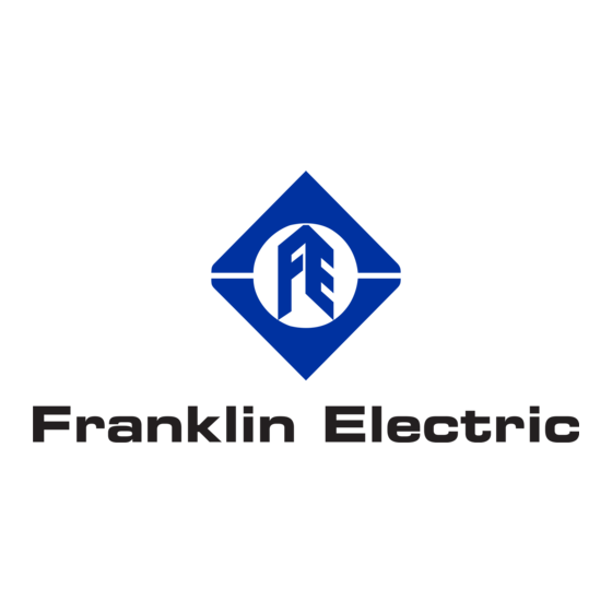 Franklin Electric 2803552115 Manual De Instrucciones De Montaje Y Servicio