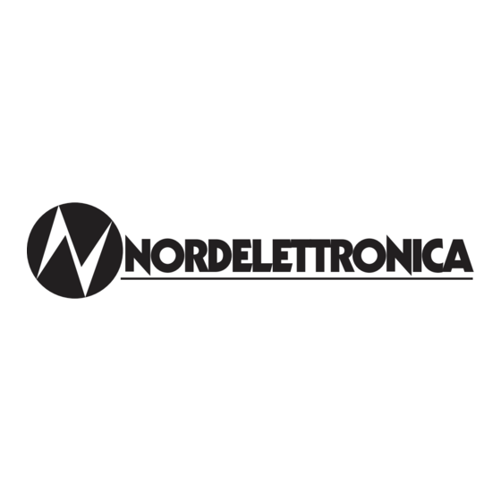 Nordelettronica NE269 Instrucciones Para El Uso