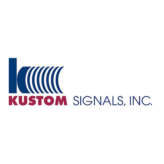 Kustom Signals ProLaser 4 Manual Del Operador