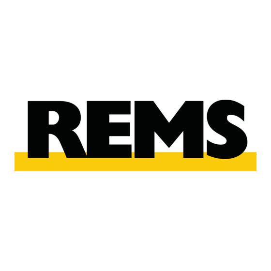 REMS Power-Press SE Instrucciones De Servicio