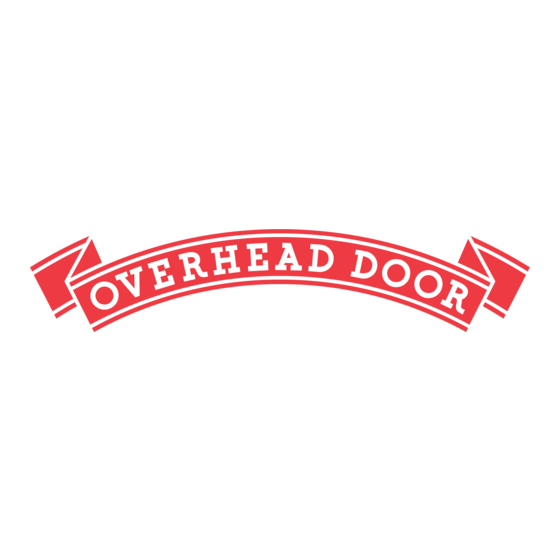 Overhead door Legacy 800 Manual Del Usuario