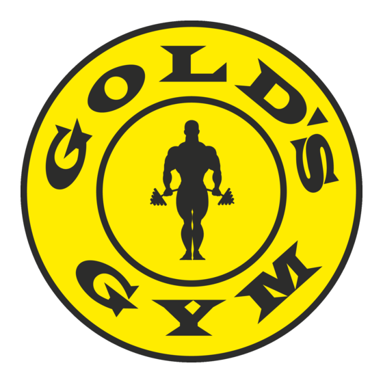 Gold's Gym Stride Trainer 350i Manual Del Usuario