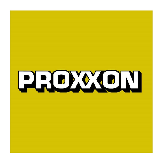 Proxxon BFW 40/E Traducción De Las Instrucciones De Servicio Originales