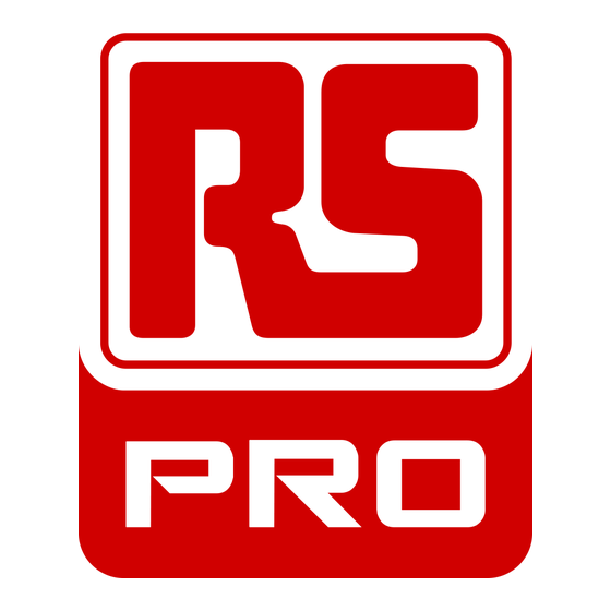 RS Pro RS-270GT Manual De Instrucciones